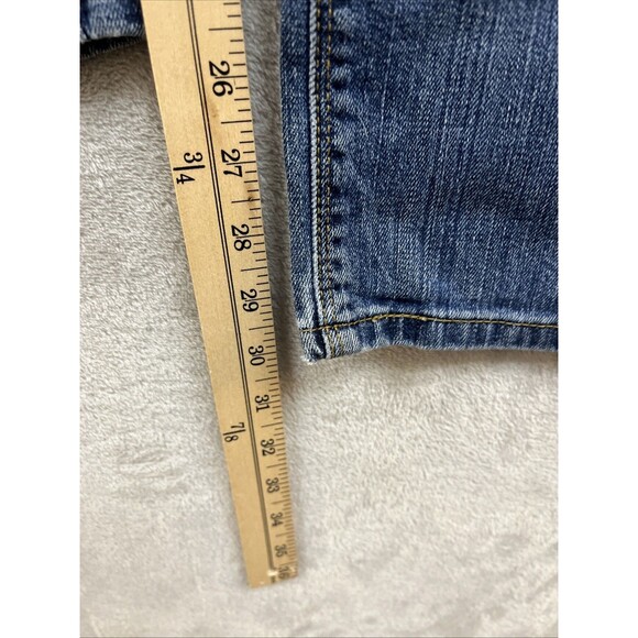 Levi’s The Original Jeans Juniors 9 424 Straight Leg Medium Wash Low Rise Y2K - Picture 5 of 8